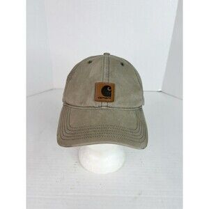 Carhartt Adjustable Strapback Hat, Beige, Logo, 1000289 260